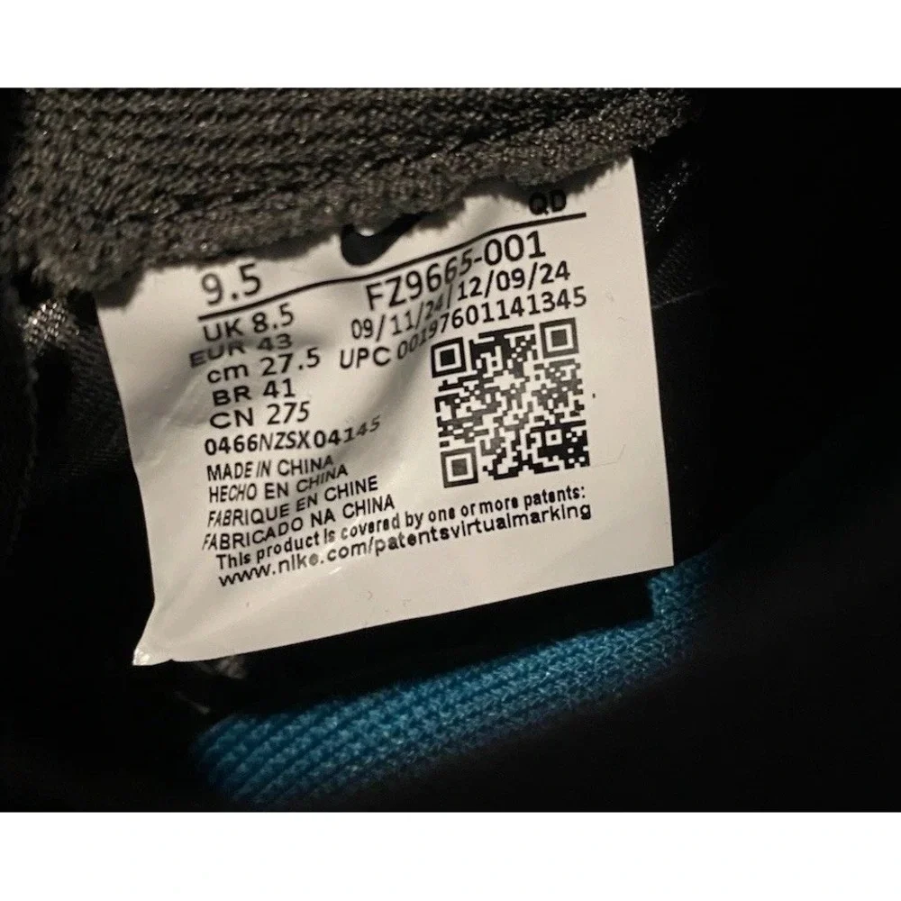 Nike‎ Zoom Rival SD 2 Black Blue Men Size 9.5 Throwing Shoes (FZ9665-001)